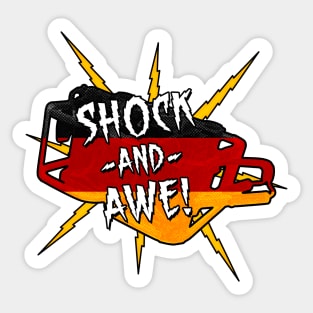 Shock and Awe Sticker